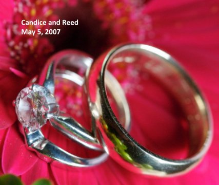 Candice and Reed May 5, 2007 book cover