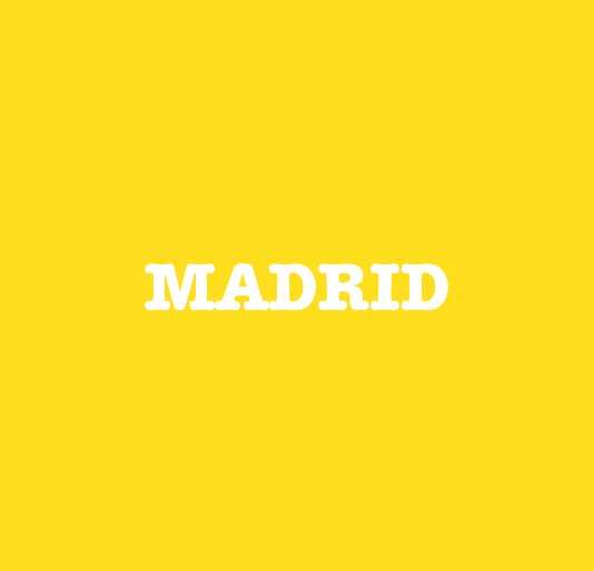 Ver MADRID - couverture souple por Clément Charleux