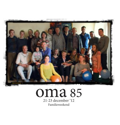 Familieweekend - oma 85 book cover