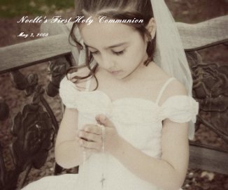 Noelle's First Holy Communion book cover