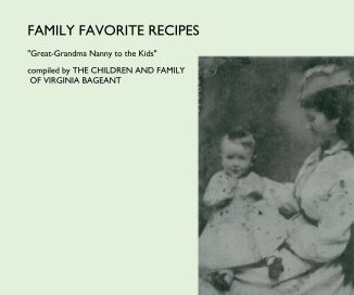 FAMILY FAVORITE RECIPES book cover