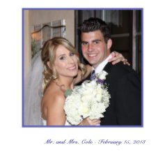 Mr. and Mrs. Cole - February 15, 2013 book cover