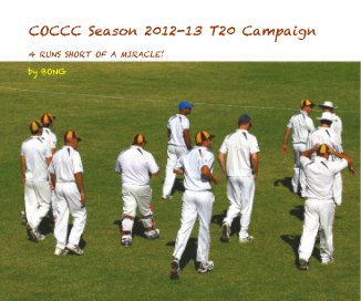 COCCC Season 2012-13 T20 Campaign book cover