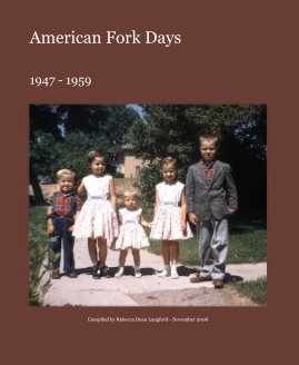 American Fork Days 2008 book cover