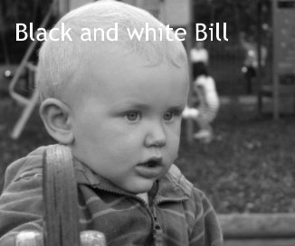 Black and white Bill book cover