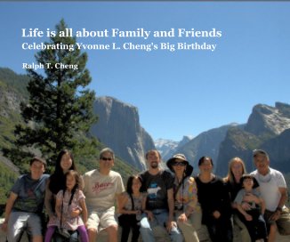 Life is all about Family and Friends book cover