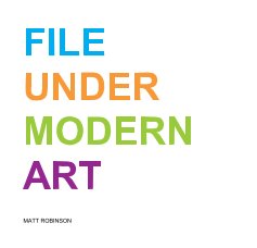 File Under Modern Art book cover