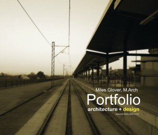 Miles Glover Portfolio book cover