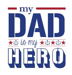My Dad is my Hero-Navy book cover