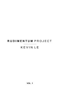 Rudimentum Project book cover
