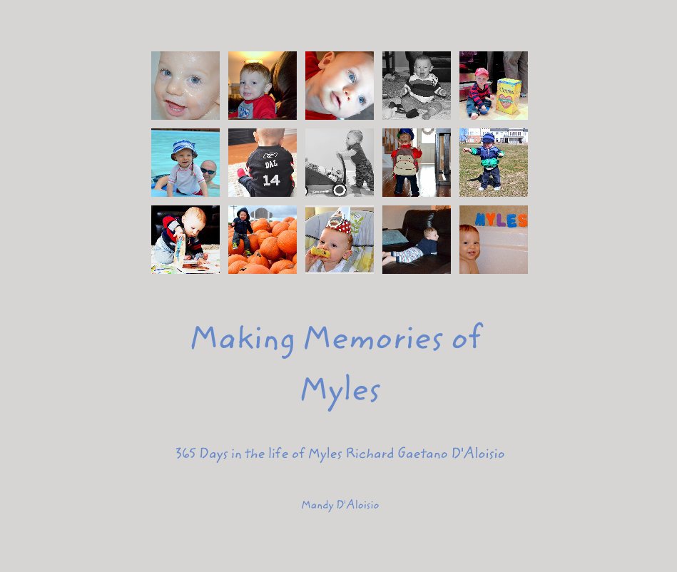 View Making Memories of Myles by Mandy D'Aloisio