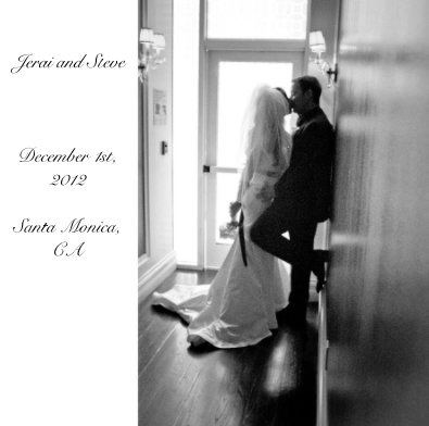 Jerai and Steve 
12x12  wedding album book cover