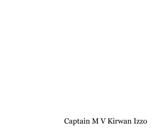 Captain M V Kirwan Izzo book cover