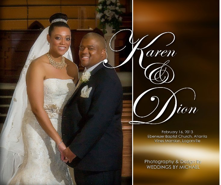 View The Wedding of Karen & Dion (Small 10x8) by michaelinga