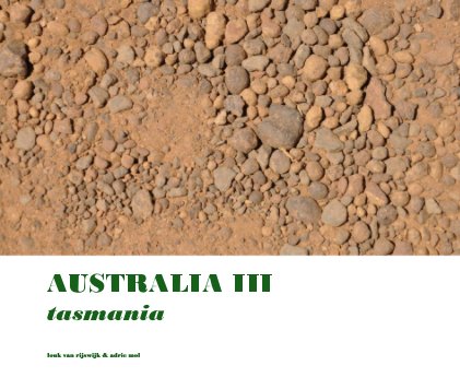 AUSTRALIA III tasmania book cover