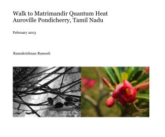 Walk to Matrimandir Quantum Heat Auroville Pondicherry, Tamil Nadu book cover