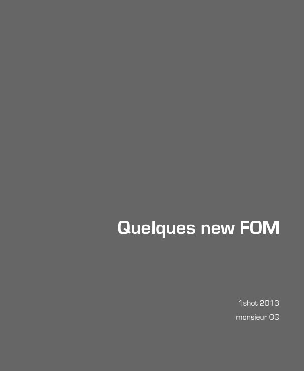 Ver Quelques new FOM por monsieur QQ