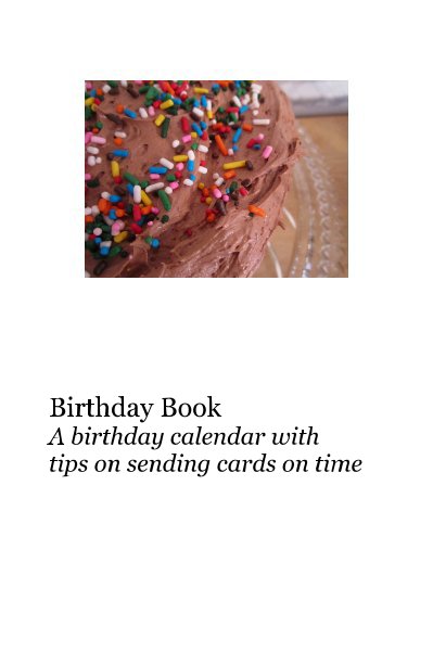 View Birthday Book by Karyl Dunson