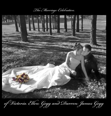 Gegg wedding album book cover