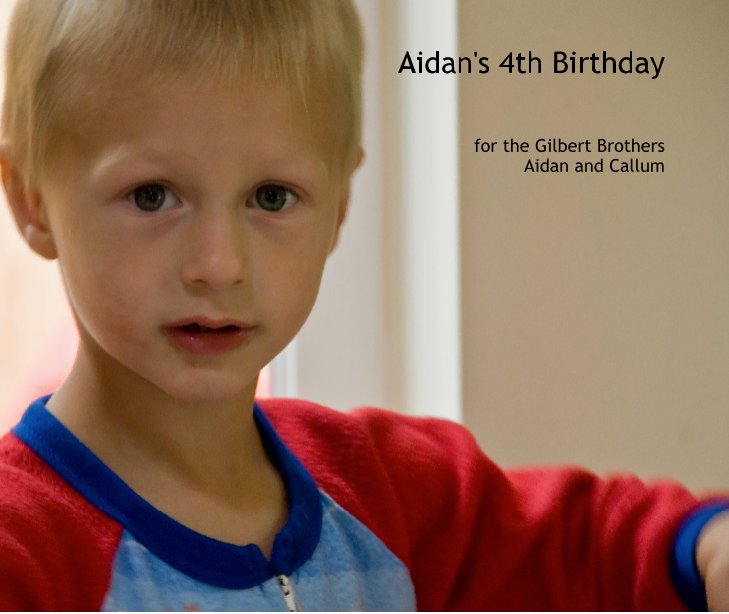 Ver Aidan's 4th Birthday por for the Gilbert Brothers
Aidan and Callum