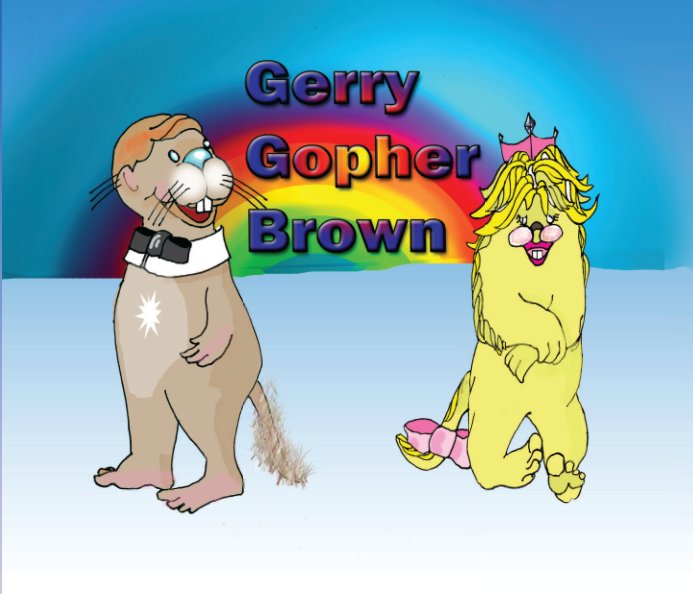 Bekijk Gerry Gopher Brown(soft cover) op folk tale told by Pauline Nodwell