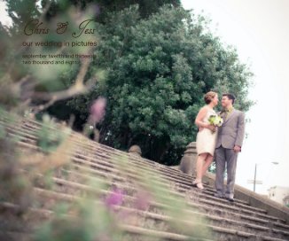 Chris & Jess | our wedding in pictures book cover