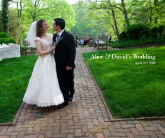 Alice & David's Wedding book cover