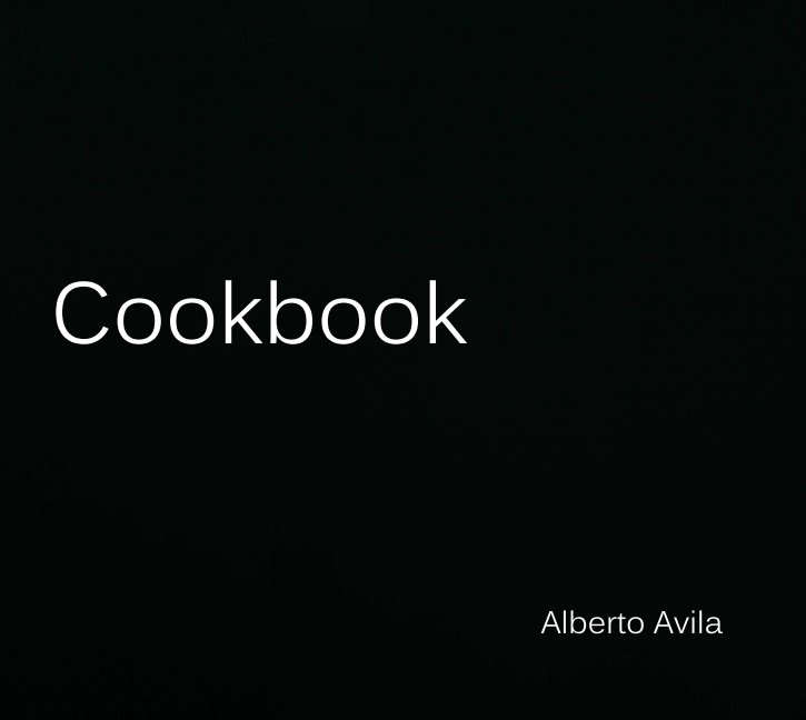 View Cookbook by Alberto Avila
