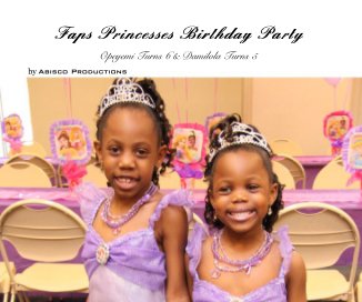 Faps Princesses Birthday Party book cover