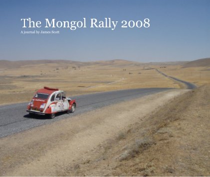 The Mongol Rally 2008 book cover