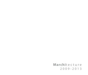 Marchitecture 2009-2013 book cover