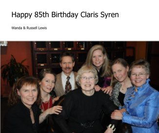 Happy 85th Birthday Claris Syren book cover