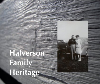 Halverson Family Heritage book cover