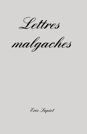 Lettres malgaches book cover