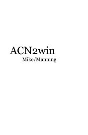 ACN2win Mike/Manning book cover