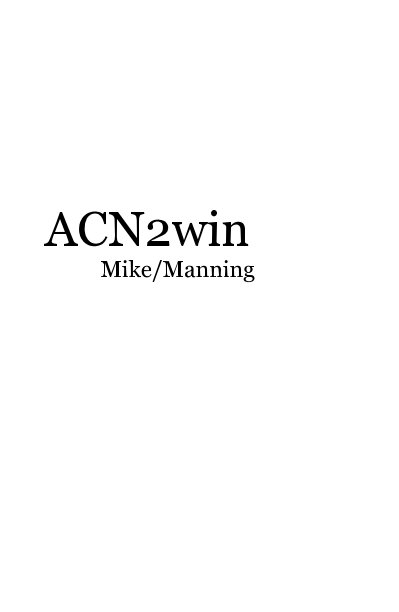 View ACN2win Mike/Manning by acn2win