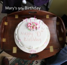 Mary's 90th Birthday book cover