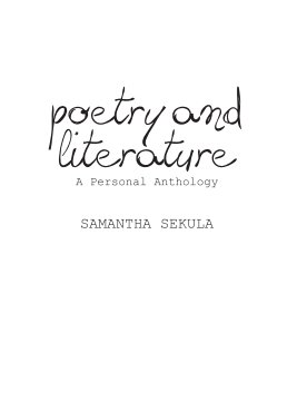 Poetry and Literature book cover