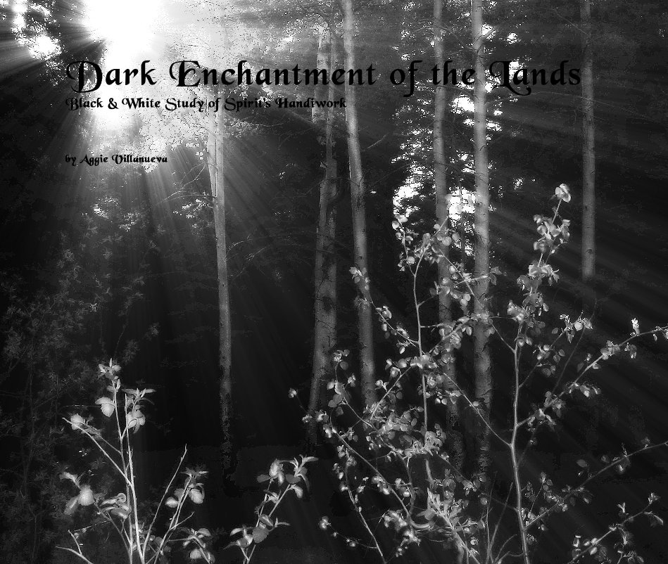 Ver Dark Enchantment of the Lands Black & White Study of Spirit's Handiwork por Aggie Villanueva