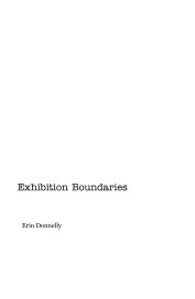 Exhibition Boundaries book cover