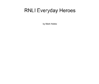 RNLI Everyday Heroes book cover