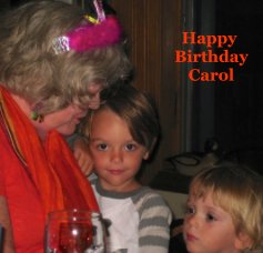 carol's 75th - 2012 book cover