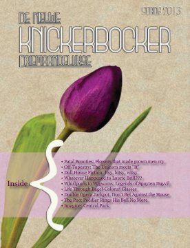 Knickerbocker Spring 2013 / Standard Paper book cover