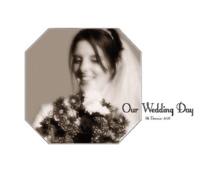 Our wedding day book cover