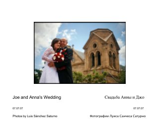 Joe and Anna's Wedding                                 Свадьба Анны и Джо book cover