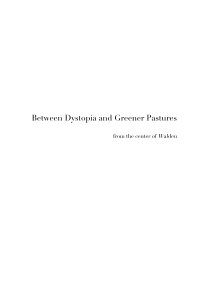 Between Dystopia and Greener Pastures book cover