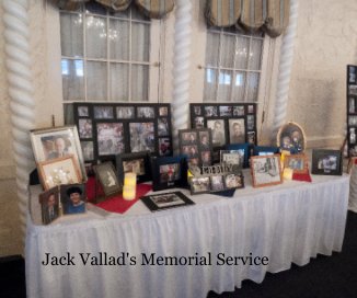 Jack Vallad's Memorial Service book cover