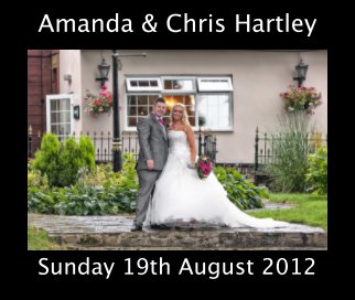 Amanda & Chris Hartley Wedding book cover