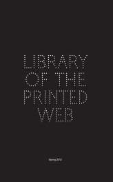 Library of the Printed Web book cover