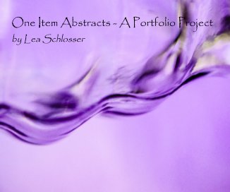 One Item Abstracts - A Portfolio Project by Lea Schlosser book cover